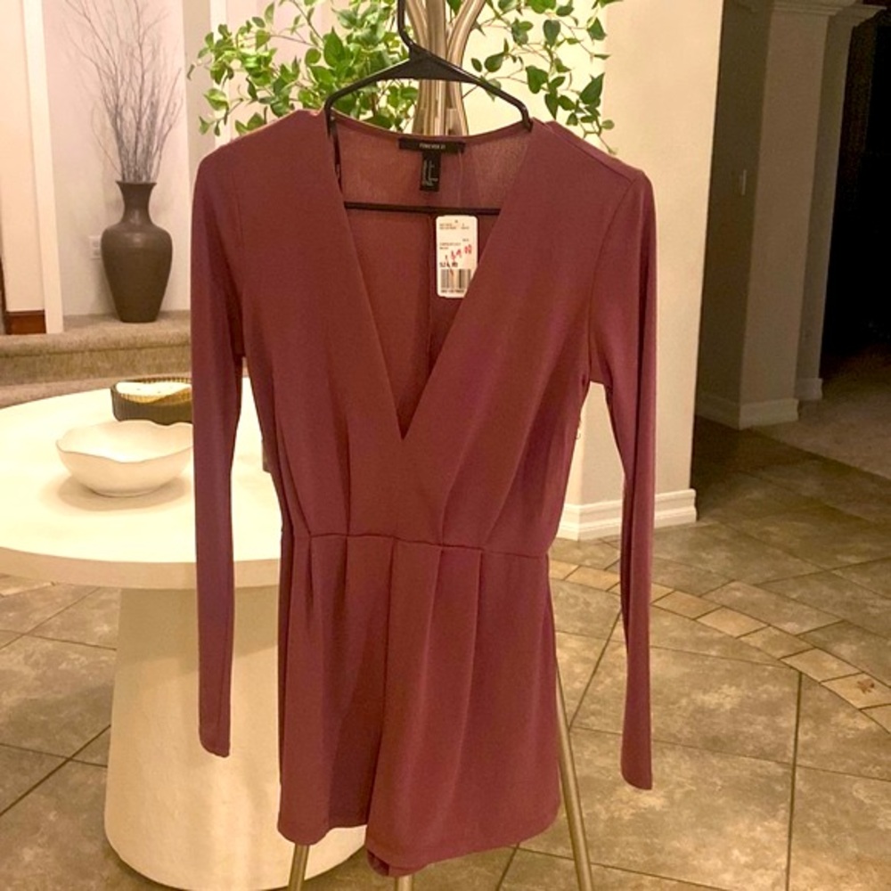 Purple mauve romper